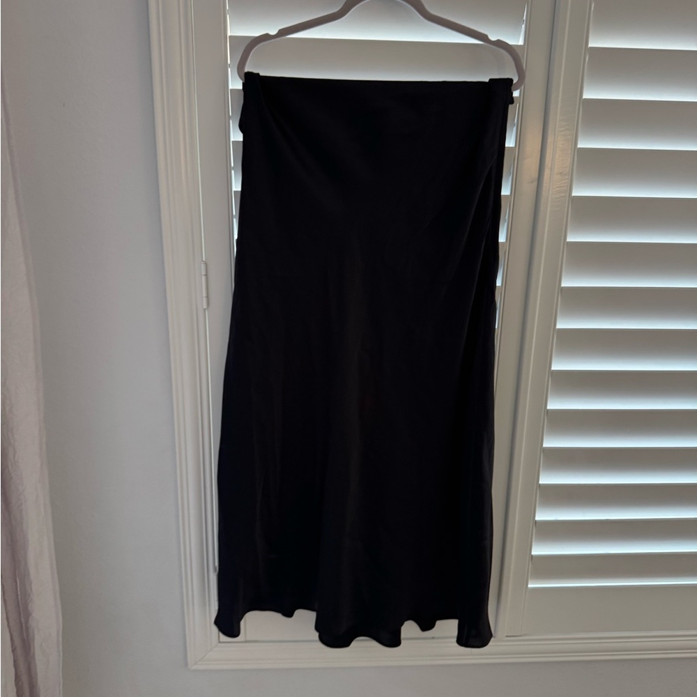 Express Black Strapless Dress